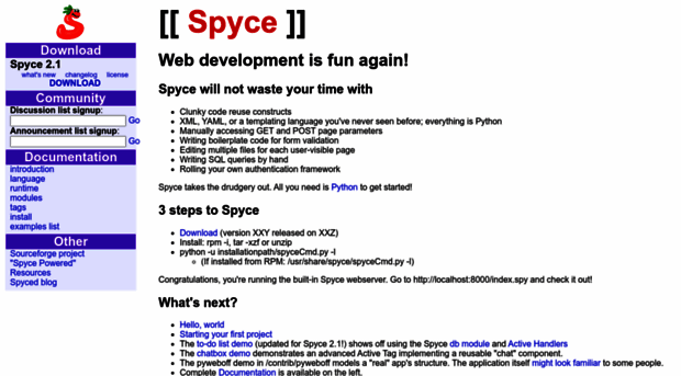 spyce.sourceforge.net