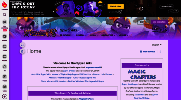 spyro the dragon wikia