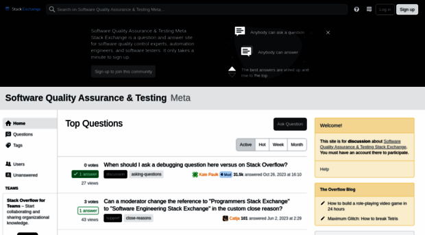 sqa.meta.stackexchange.com