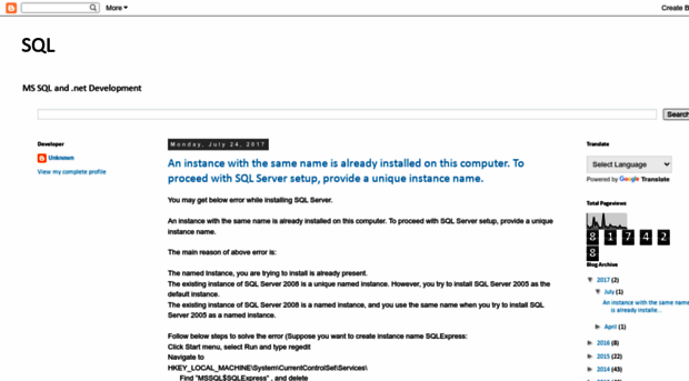 sqlanddotnetdevelopment.blogspot.com