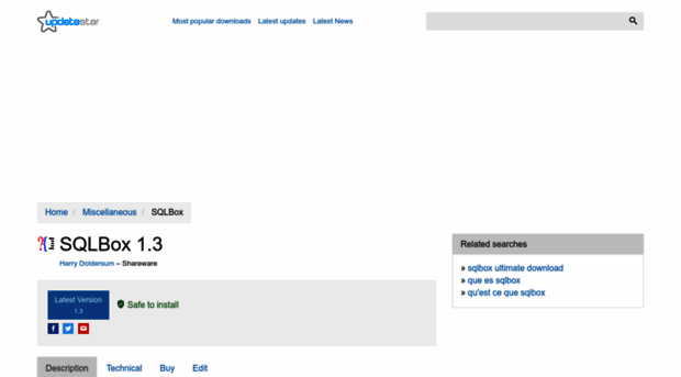 sqlbox.updatestar.com