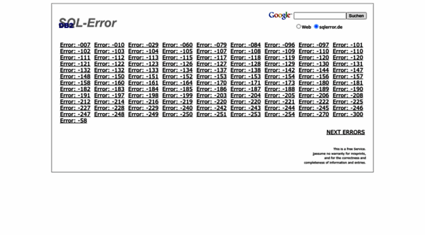 sqlerror.de