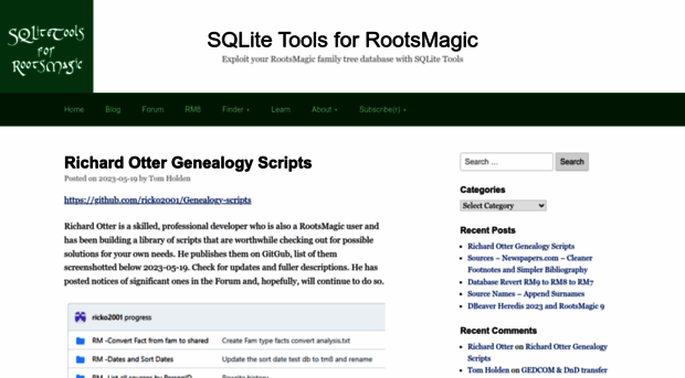 sqlitetoolsforrootsmagic.com