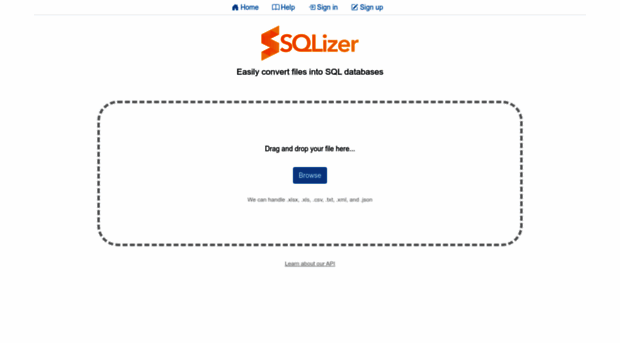 sqlizer.io