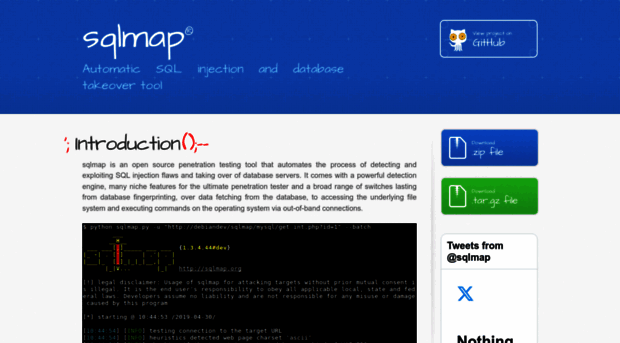 sqlmap.sourceforge.net