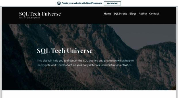sqltechuniverse.wordpress.com