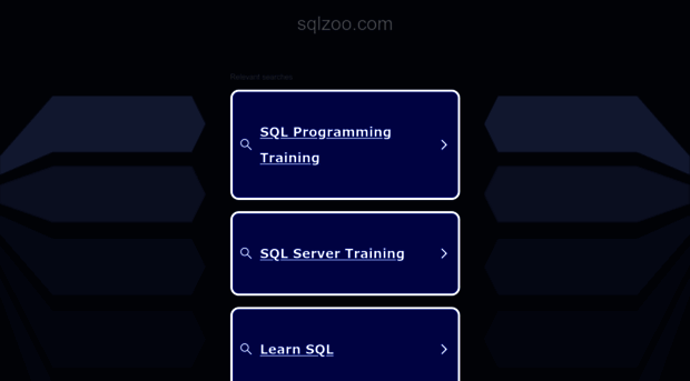 sqlzoo.com