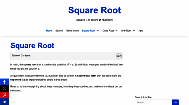 square-root.net