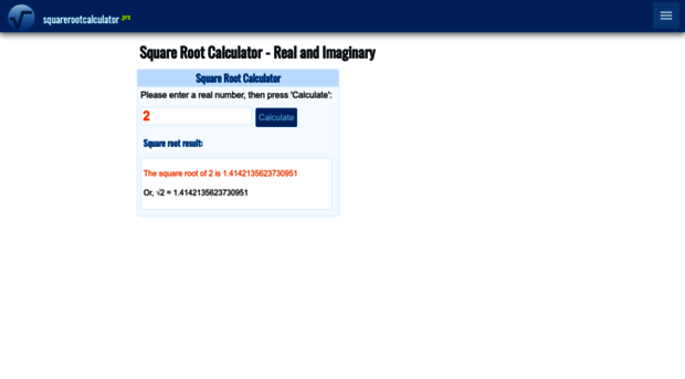 squarerootcalculator.pro