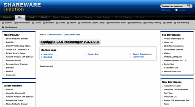 squiggle-lan-messenger.sharewarejunction.com