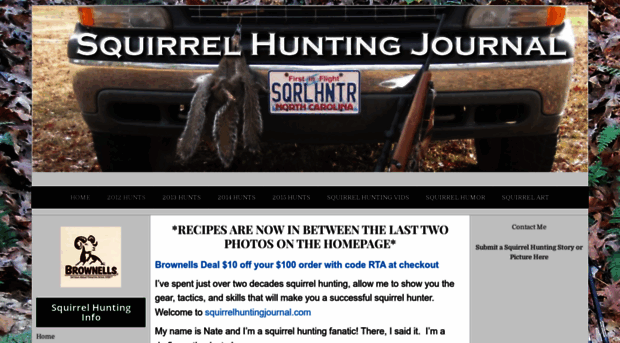 squirrelhuntingjournal.com