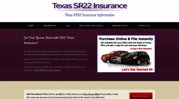 sr22texas.com