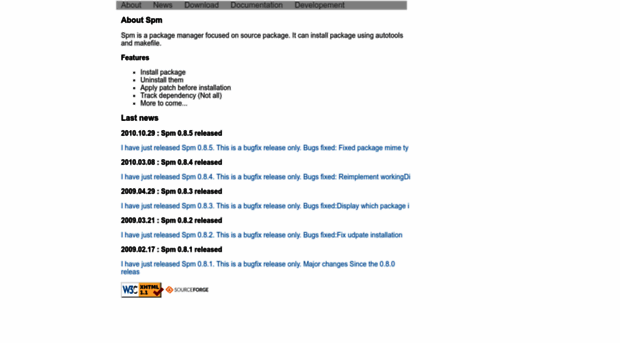 srcpack.sourceforge.net