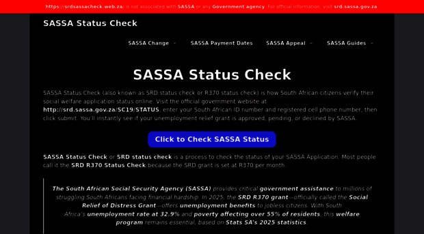 srdsassacheck.web.za