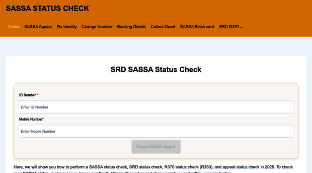 srdsassastatus.net