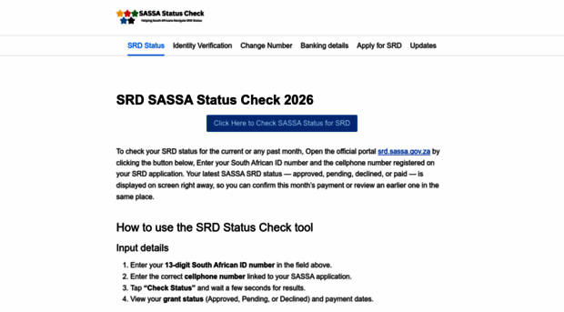 srdstatus.org.za