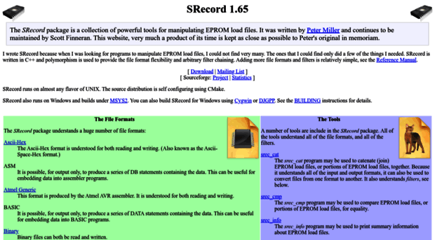srecord.sourceforge.net