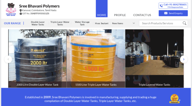 sreebhavanipolymers.in