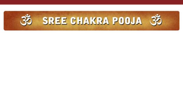 sreechakrapooja.com