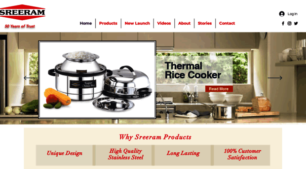 sreeramkitchen.com