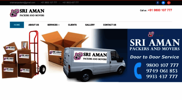 sriamanpackersmovers.com