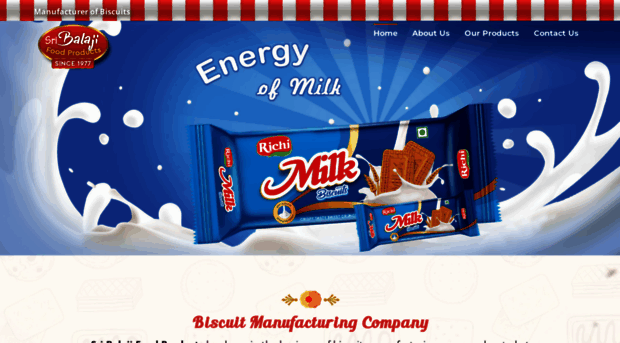 sribalajifoodproducts.com