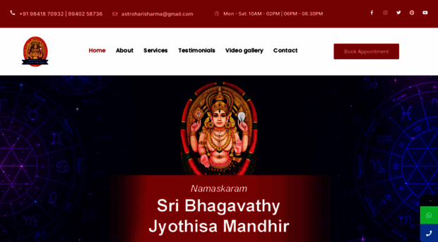 sribhagavathyjothisham.com