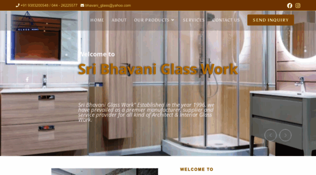 sribhavaniglassworks.com