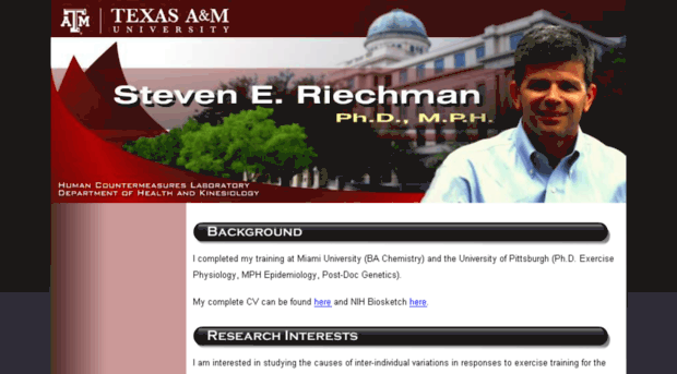 sriechman.tamu.edu