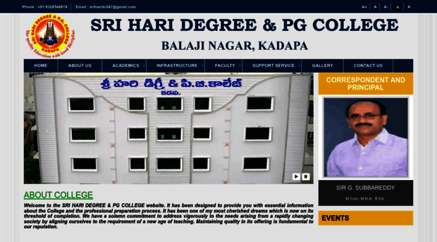 sriharidegreecollege.ac.in