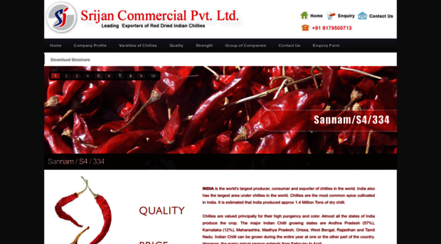 srijancommercial.com