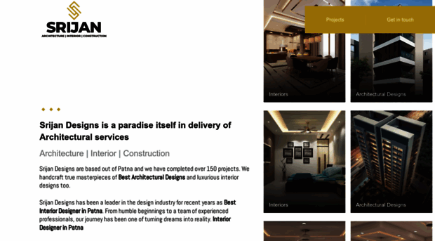srijandesigns.com