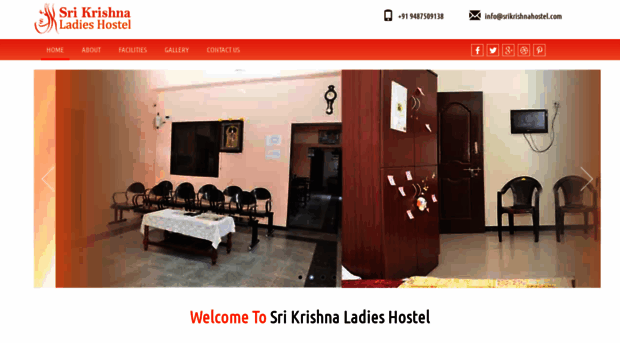 srikrishnahostel.com