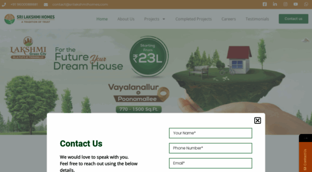 srilakshmihomes.com