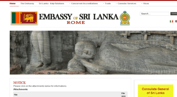 srilankaembassyrome.com