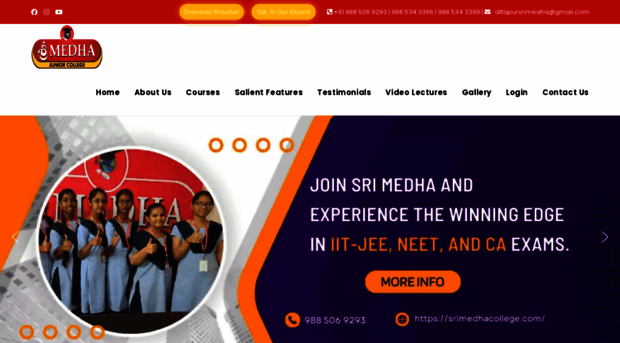 srimedhacollege.com