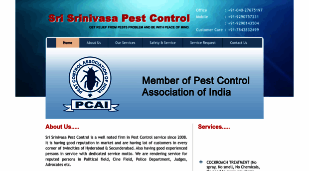 srinivasapestcontrol.com