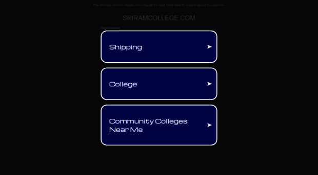 sriramcollege.com