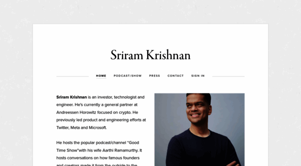 sriramkrishnan.com