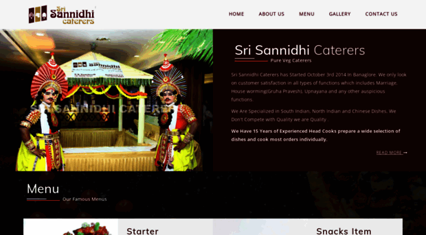 srisannidhicaterers.com