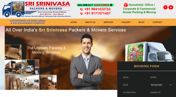 srisrinivasapackers.com