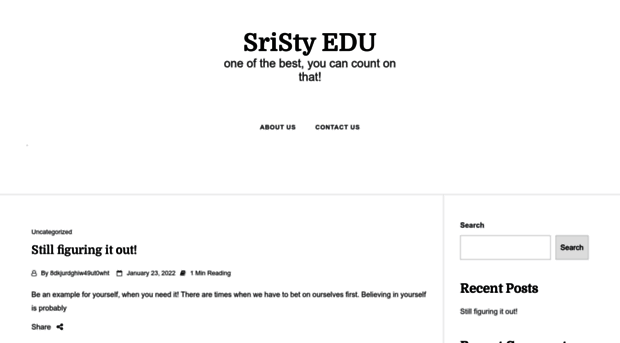 sristyedu.com