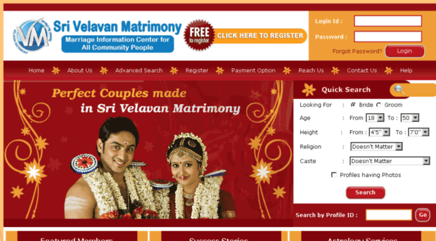 srivelavanmatrimony.com