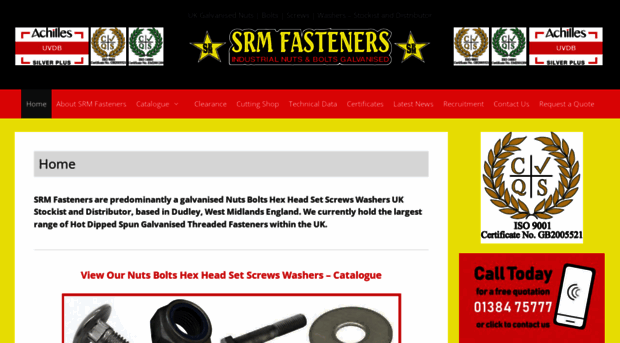 srmgalvanisedfasteners.co.uk