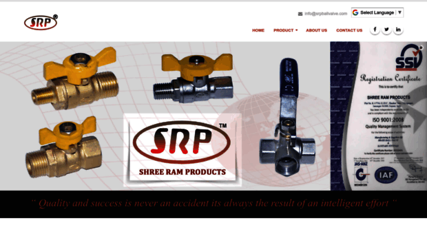 srpballvalve.com