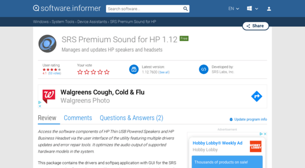 srs-premium-sound-for-hp.software.informer.com