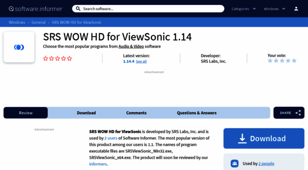 srs-wow-hd-for-viewsonic.software.informer.com