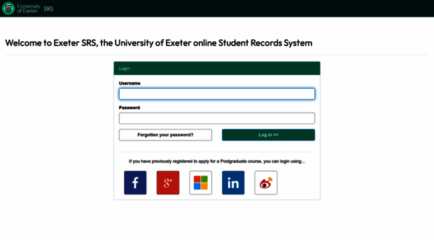 srs.exeter.ac.uk