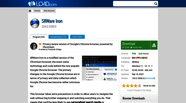 srware-iron.en.lo4d.com