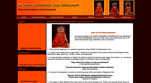 sryogajnanashram.com